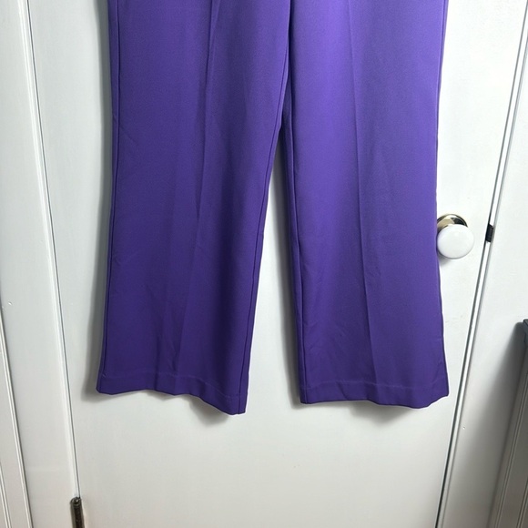 NWT Saint Art LUCY MID-RISE RELAXED FIT TROUSER Royal Purple Size Medium - Picture 5 of 15